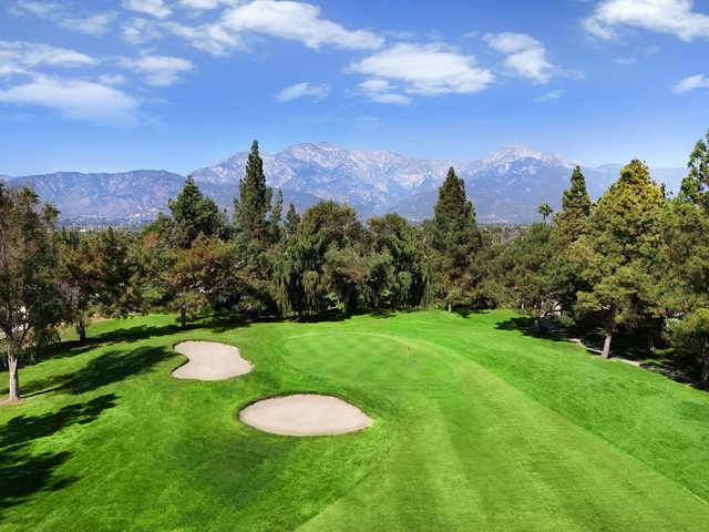 Aerial view from Upland Hills Country Club.