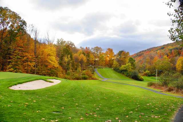 A fall day view from West Point Golf Course.