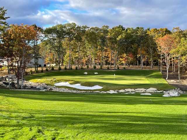 View of the 9th green at South Shore Golf Club.