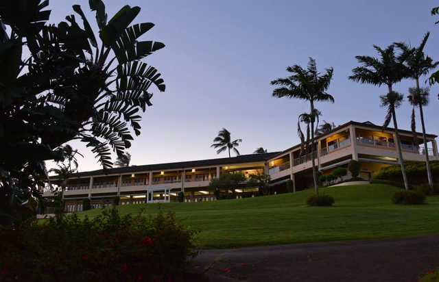 A view of the clubhouse from Pearl at Kalauao.