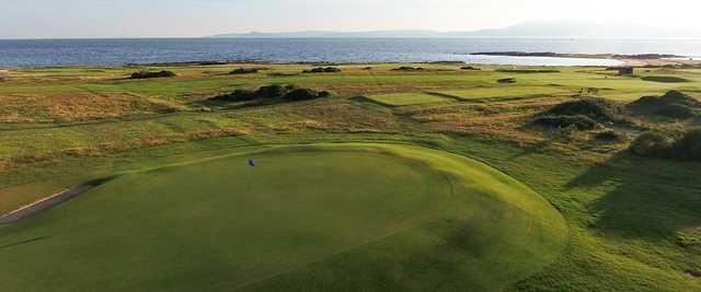 View of the 1st green at The West Kilbride Golf Club.
