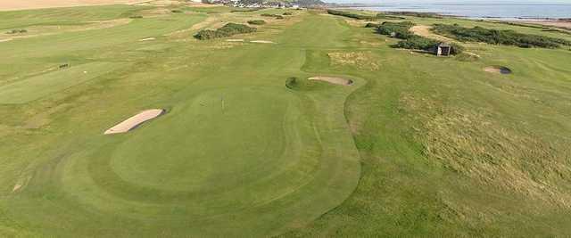 View of the 7th green at The West Kilbride Golf Club.