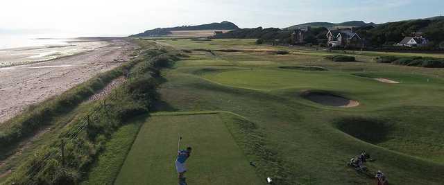 View from the 10th tee at The West Kilbride Golf Club.