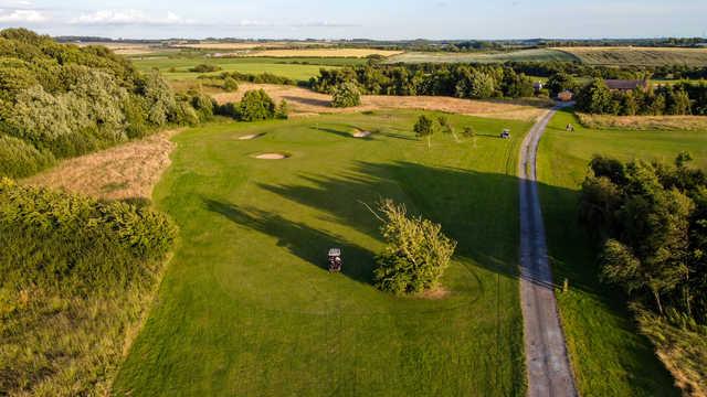 Aerial view from Staining Lodge Golf Course.