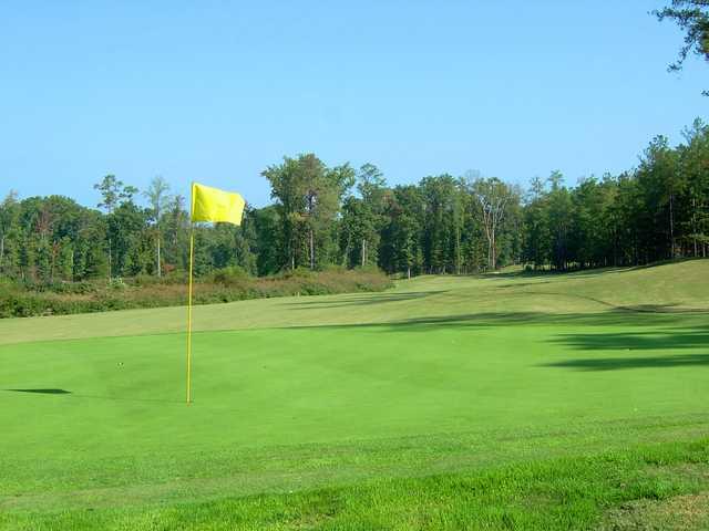 A view of the 18th green at The Tattersall Youth Development Center at The First Tee Chesterfield Golf Course
