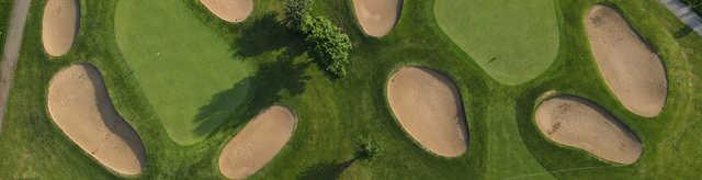 Aerial view from Blackberry Oaks Golf Club.