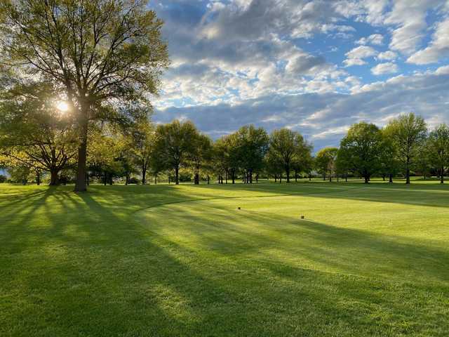 View from a tee box at Green Crest Golf Club.