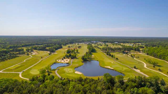 Aerial view from Vineyard National Golf Course.