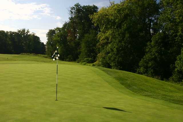 A view of the 17th hole at South Riding Golf Club