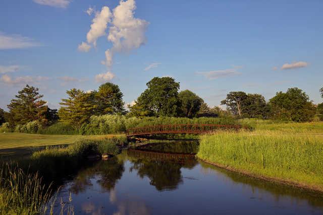 A view from Blackberry Oaks Golf Club.