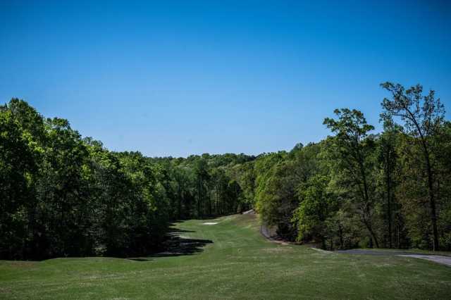 View from a tee box at Chickasaw Point Golf Course