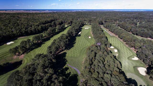 Aerial view from Hyannis Golf Club.