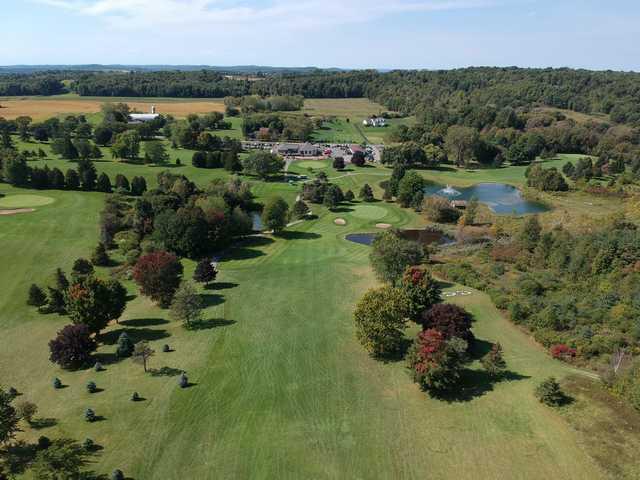 Aerial view from Camillus Golf Club.