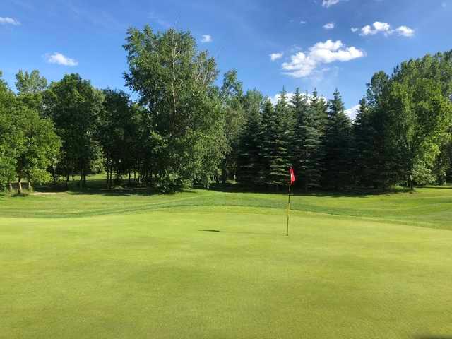 View from a green at Nursery Golf and Country Club.