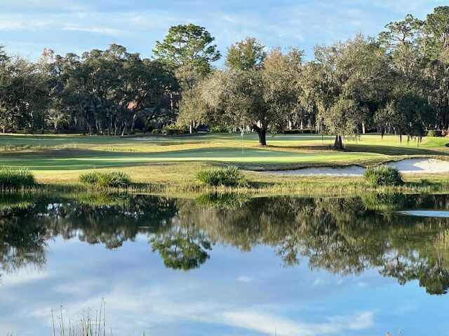 View of the 16th green from Citrus National Golf Club.