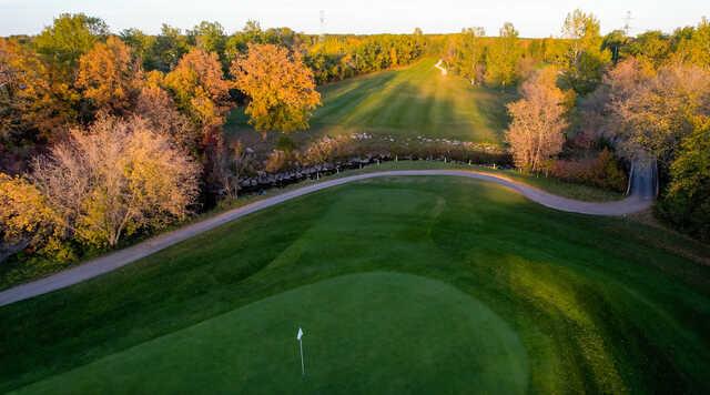 Aerial view from La Broquerie Golf Course.