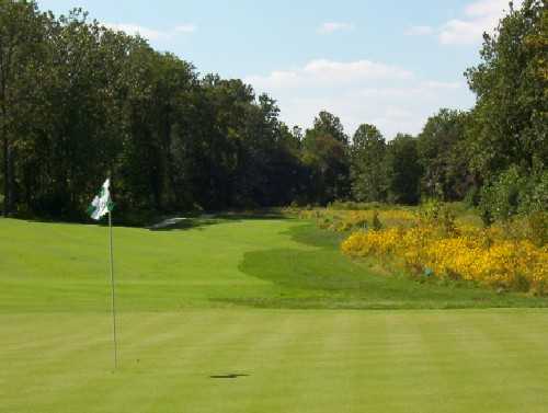 A view of hole #17 at Cross Creek Golf Club