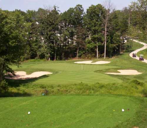 A view of green #12 at Cross Creek Golf Club