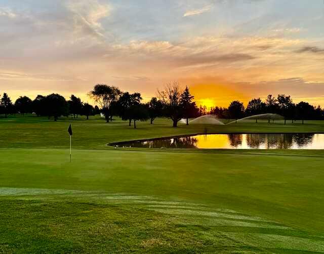 View from a green at Deer Park Golf Club.