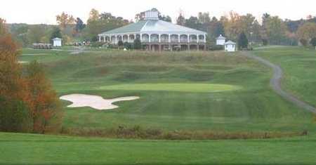 A view of the clubhouse at Little Bennett Golf Course
