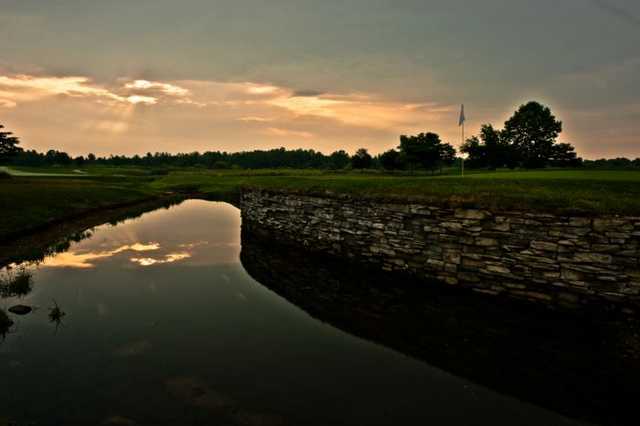 A view of the the 14th hole at Renditions Golf Course