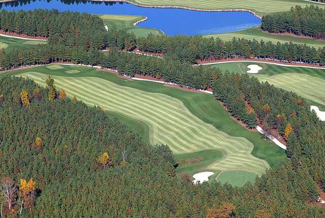 Aerial view from The Golf Club at Mattaponi Springs.