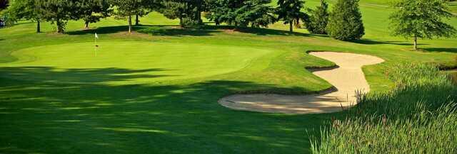 View of the 16th green from Legion Memorial Golf Course.