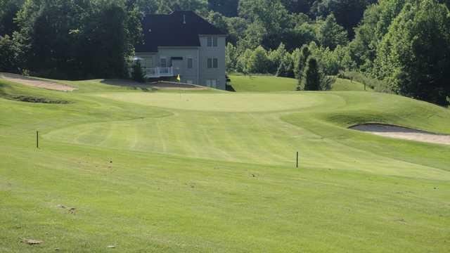 A view of the 3rd green at WestWinds Golf Club