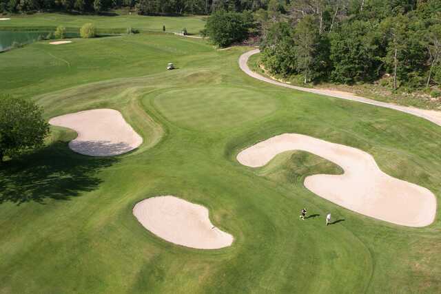 View of a green from Barbaroux Golf Club.