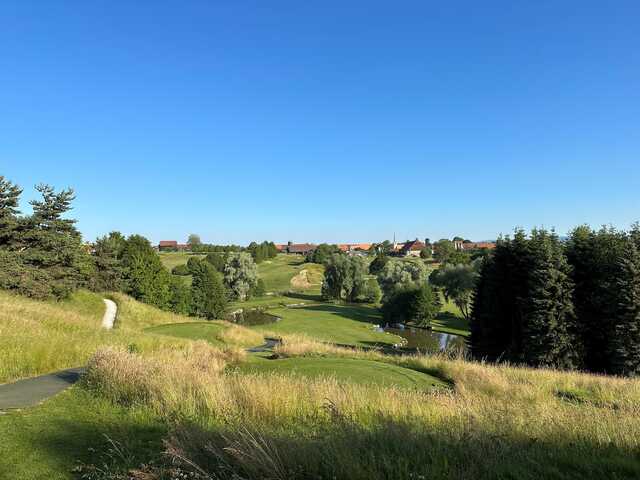 View from a tee box at Vuissens Golf Club.