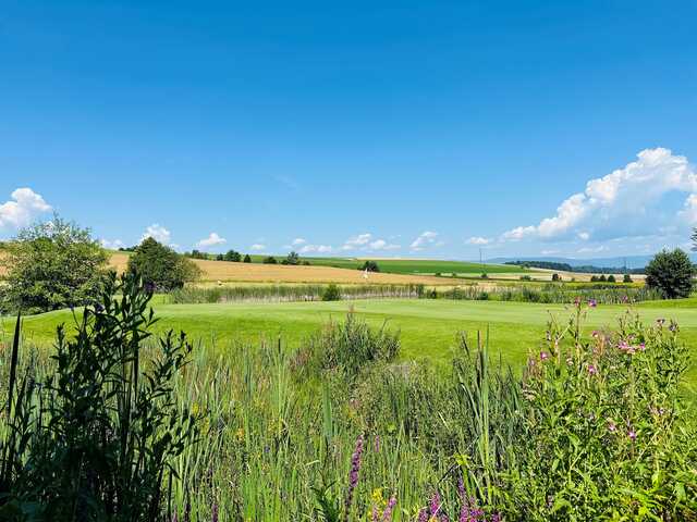 View of a green at Vuissens Golf Club.