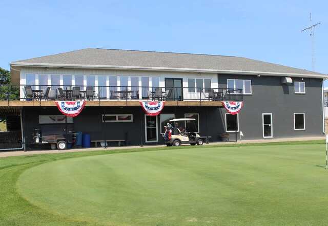 View from the putting green at Spring Lake Golf & Country Club.