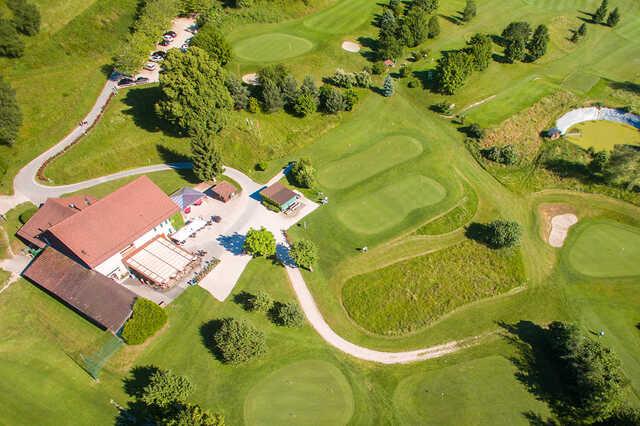 Aerial view from Domaine du Bresil Golf Club.