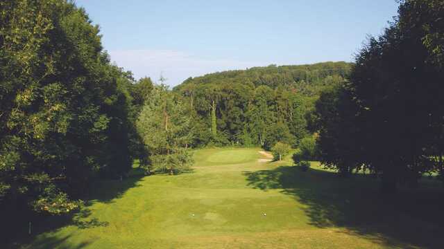 View from a tee box at Domaine du Bresil Golf Club.