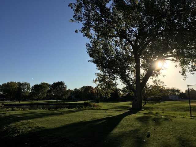View of the 4th green at Twin Lakes Golf Club.