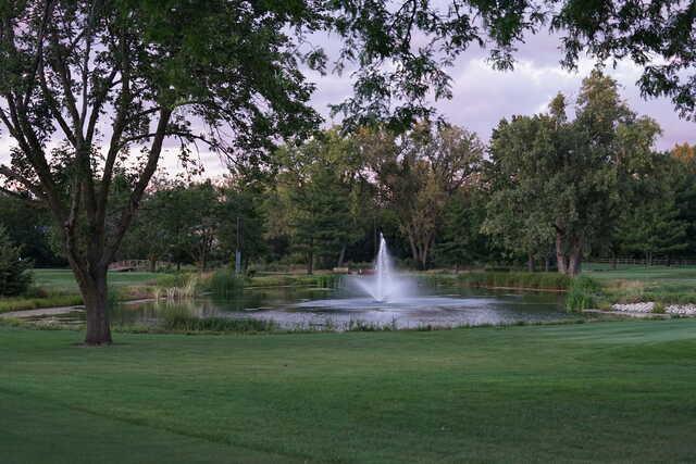 View form the 2nd green at Twin Lakes Golf Club.