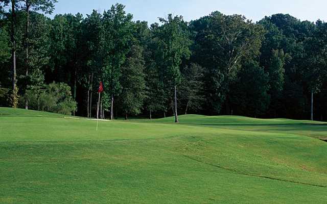 A view of green at Lochmere Golf Club