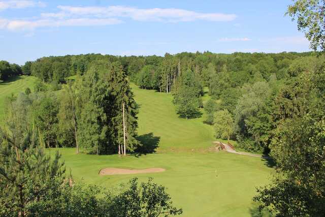 View of a green at LaLargue Golf Resort.