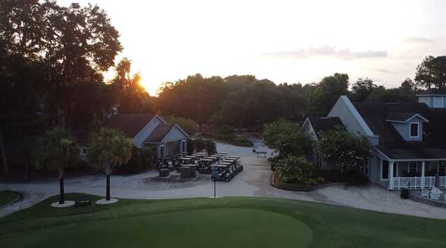 View of the clubhouse at Fleming Island Golf Club.