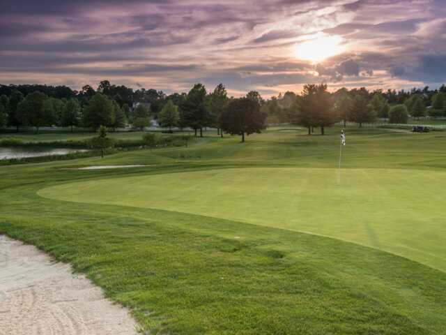 View of a green at Links at Challedon.