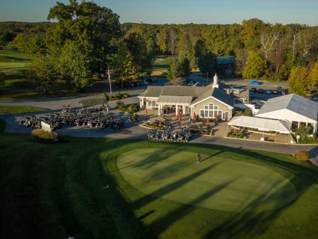 Aerial view from Links at Challedon.