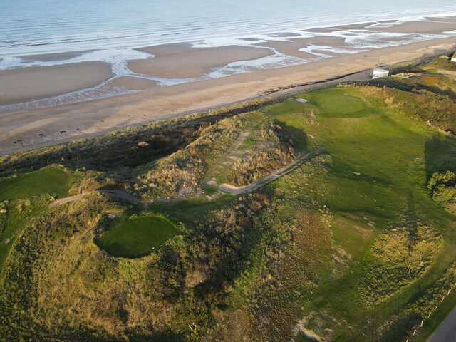 Aerial view from Cabourg Le Home Golf Club.