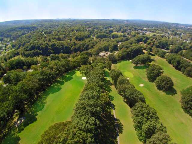 Aerial view from Historic Black Knight Municipal Park.