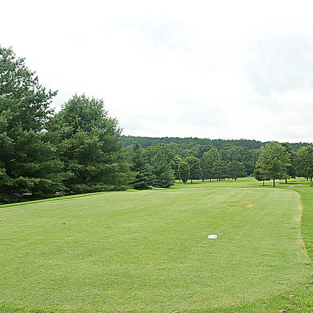 View from a tee box at Pebble Brook Golf Course