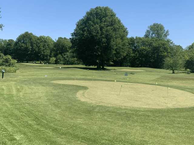 View of the putting green from The Golf Village
