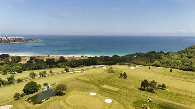 Aerial view from Golf de Saint-Cast.