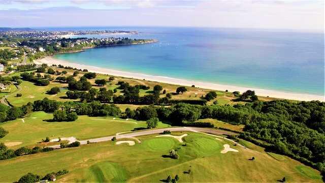 Aerial view from Golf de Saint-Cast.