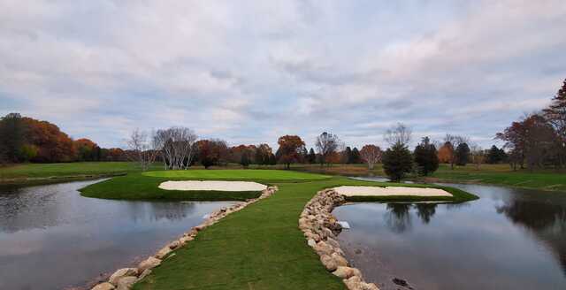 View of the 12th green from Deer Run Golf Course.
