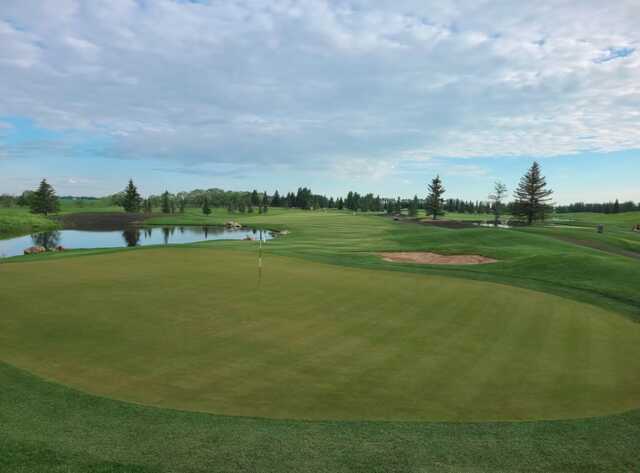 View of the 12th green from Olds Golf Club.