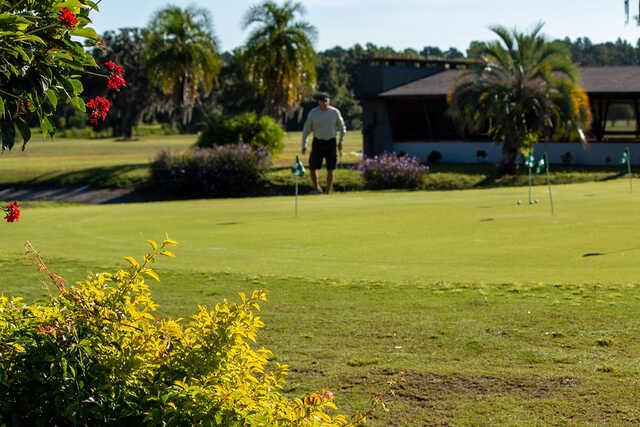 View of the putting green at Bartow Golf Course.